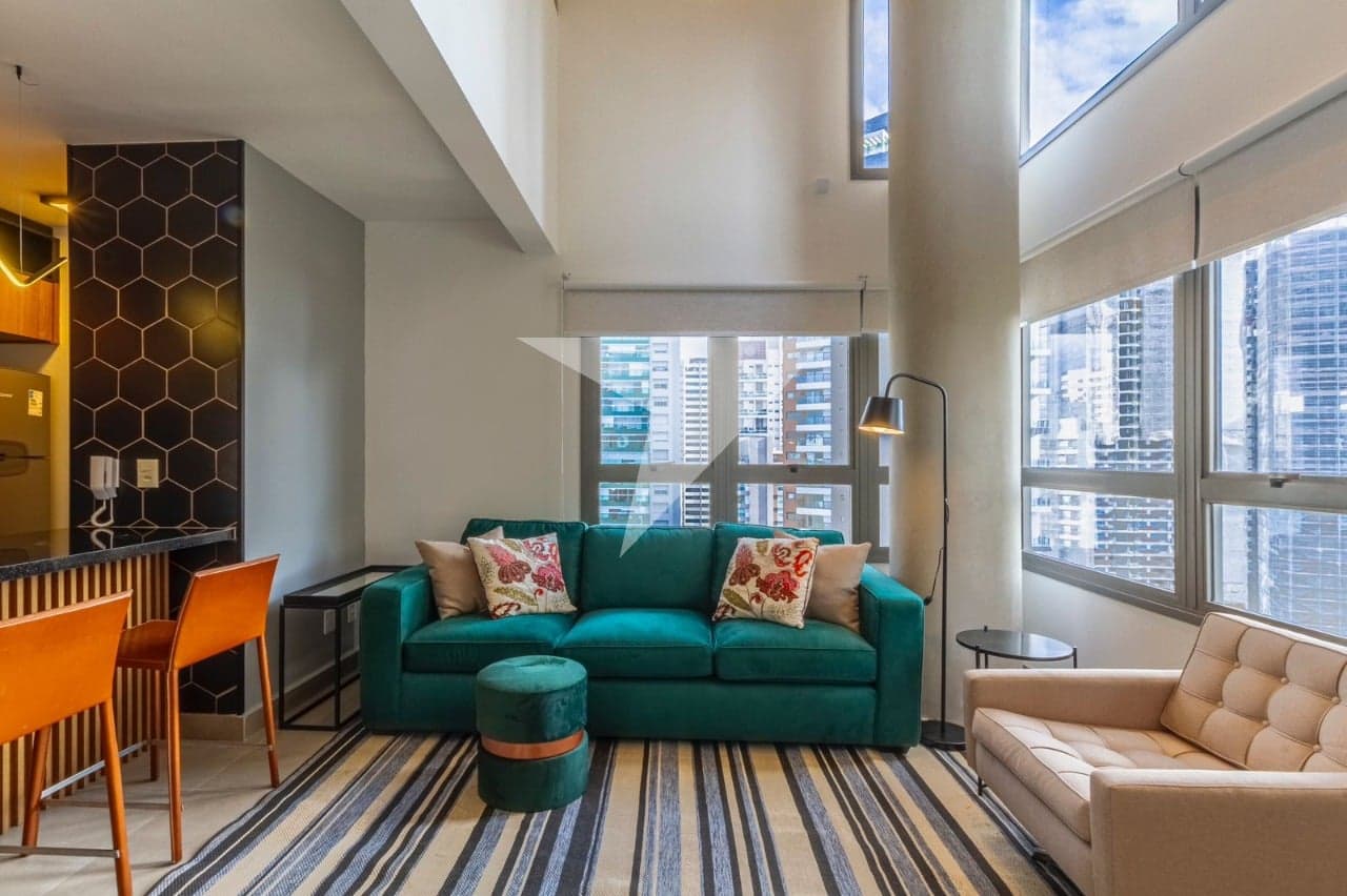 Apartamento duplex para alugar em Moema