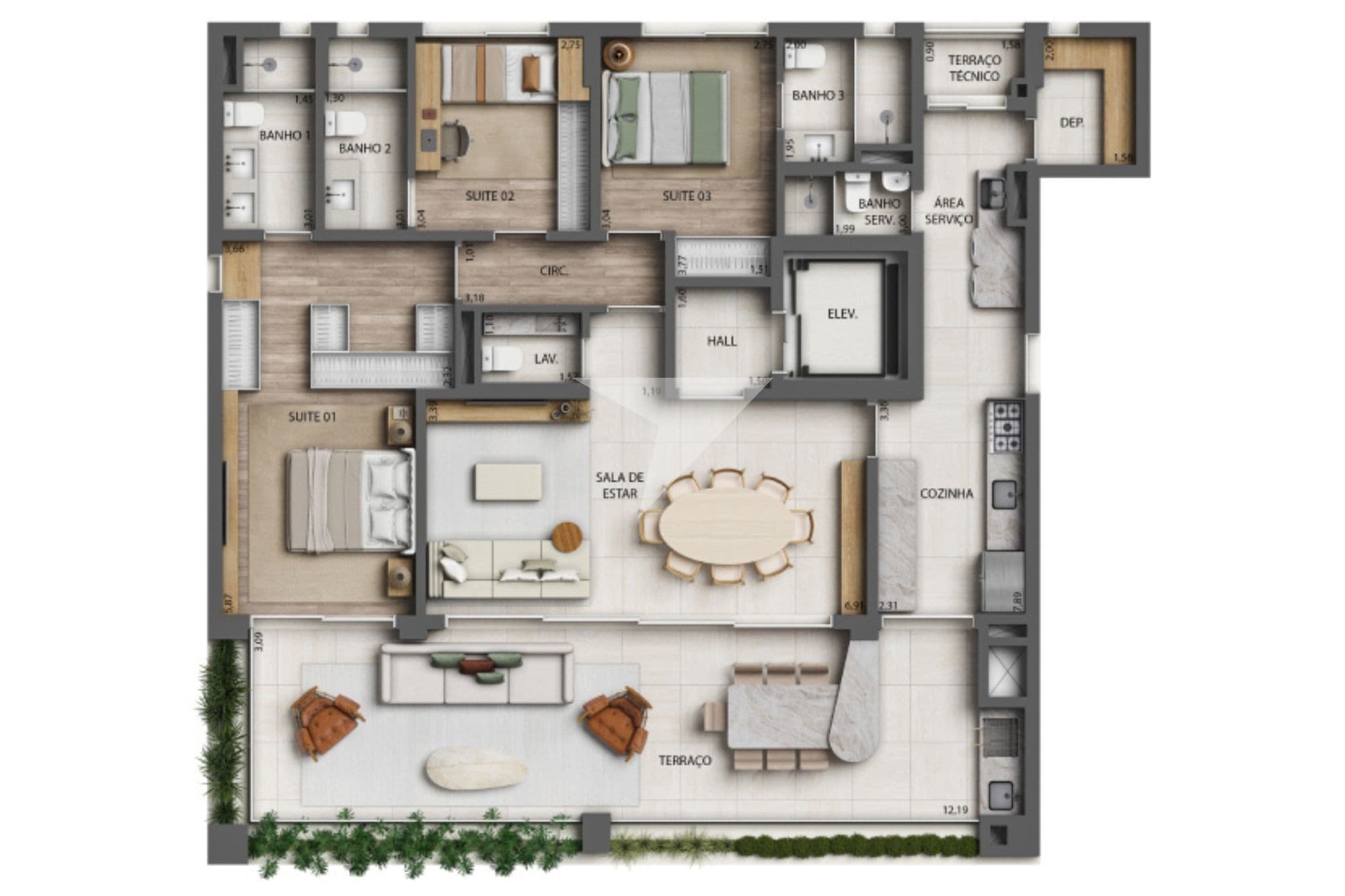 Apartamento para comprar em Moema
