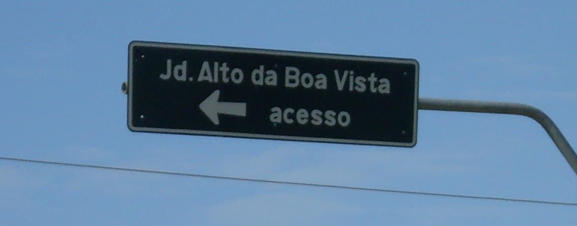 Vista do bairro Alto Da Boa Vista