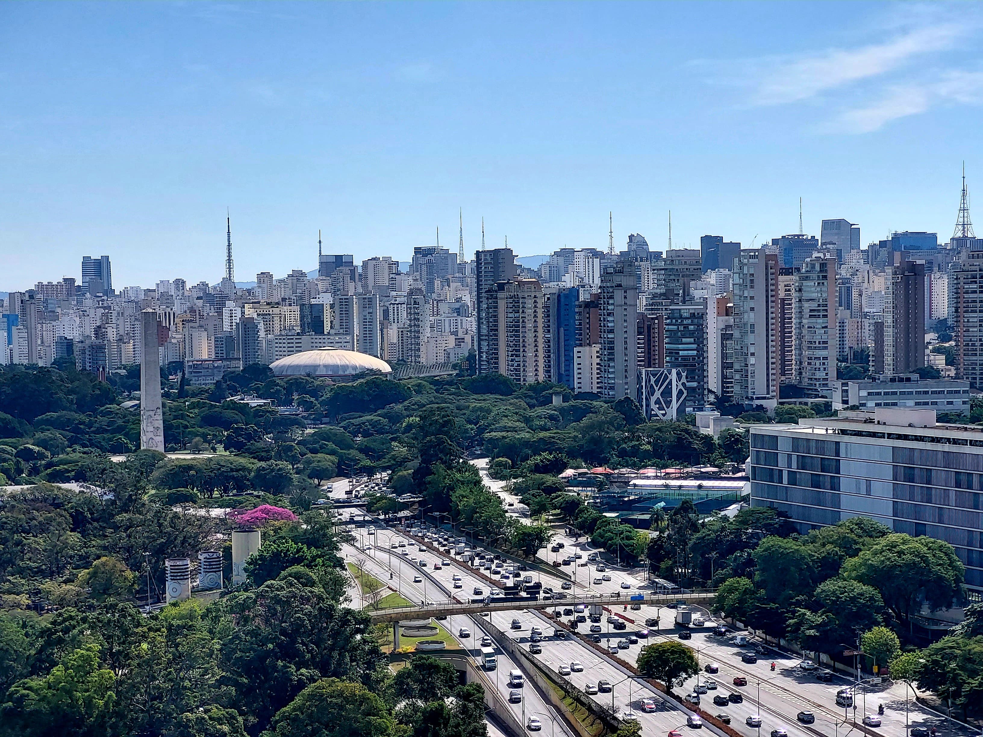 Vista do bairro Ibirapuera