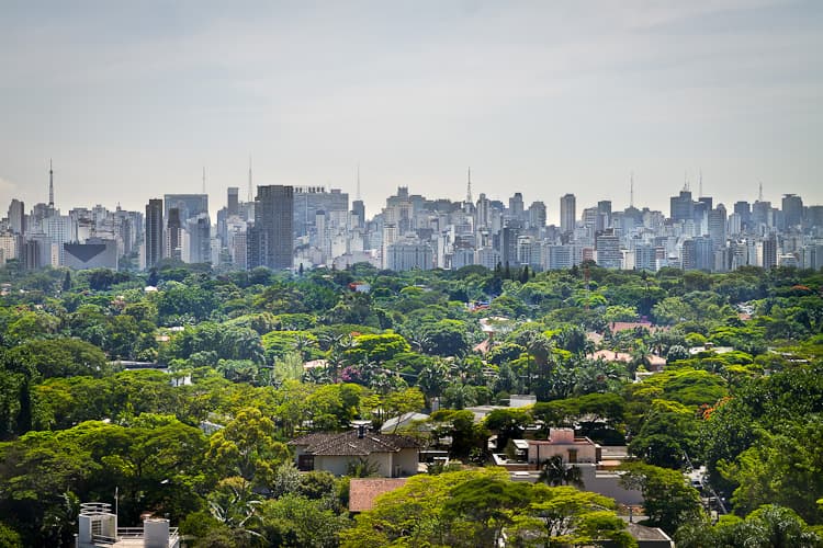 Vista do bairro Jardim América